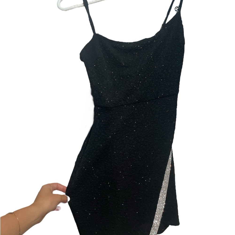 Windsor Black and silver Homecoming Dress